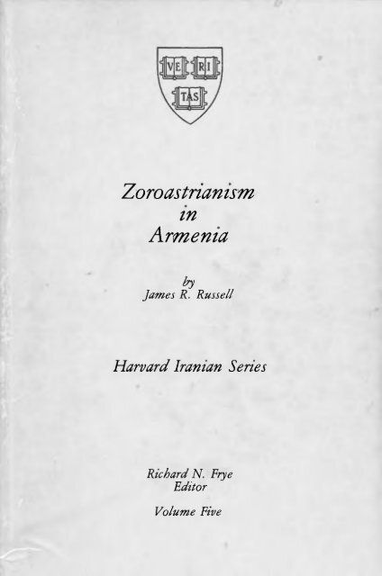 zoroastrianism armenia