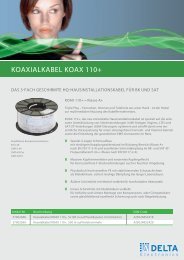 KOAXIALKABEL KOAX 110+ - DCT Delta