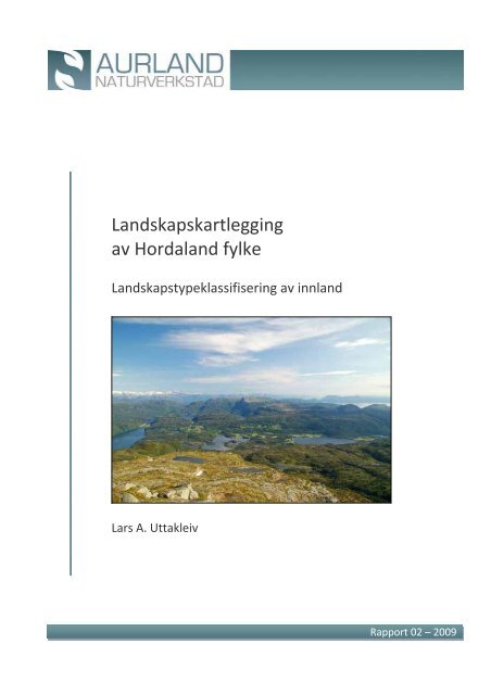 Landskapstyper i Hordaland 2009 - Fjell kommune