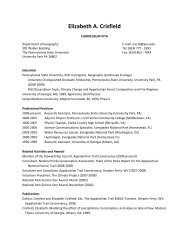 Detailed CV