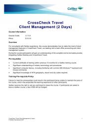 CrossCheck Travel Client Management (2 Days)