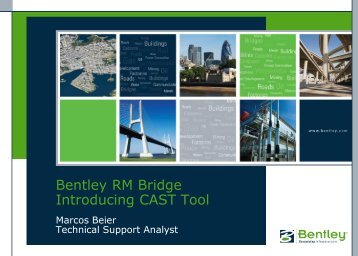 Bentley RM Bridge CAST Tool