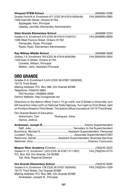 SBCSS Telephone Directory 11-12