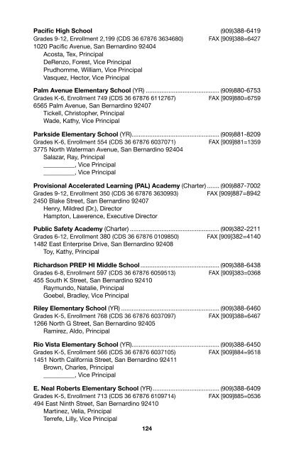 SBCSS Telephone Directory 11-12