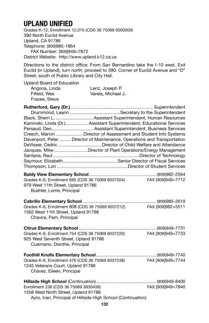 SBCSS Telephone Directory 11-12