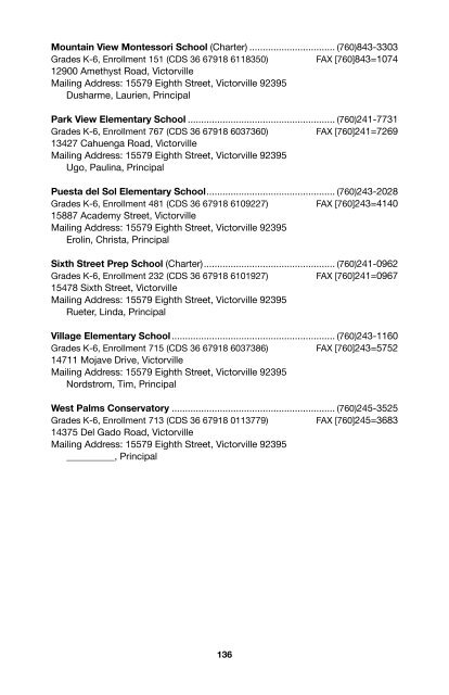 SBCSS Telephone Directory 11-12