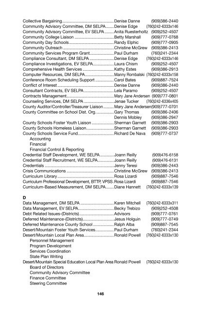 SBCSS Telephone Directory 11-12