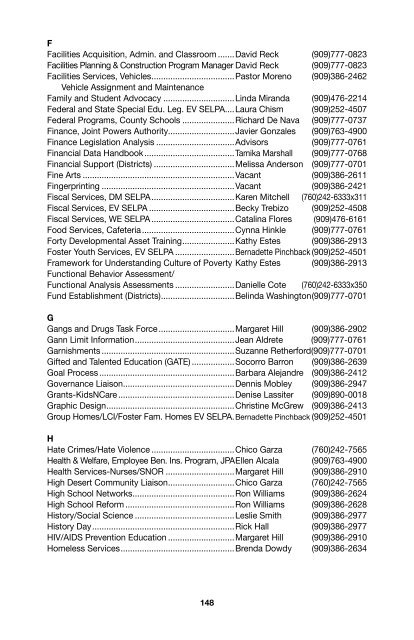 SBCSS Telephone Directory 11-12