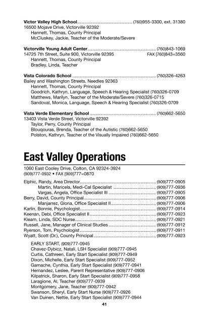 SBCSS Telephone Directory 11-12