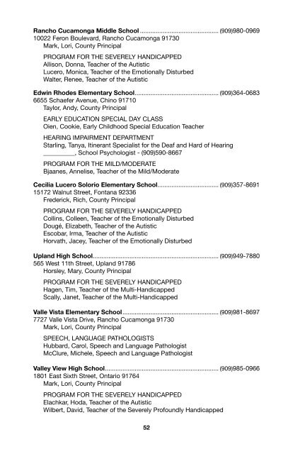 SBCSS Telephone Directory 11-12