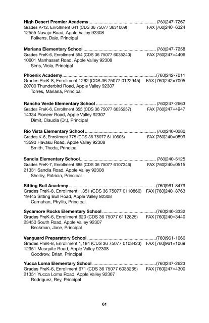 SBCSS Telephone Directory 11-12