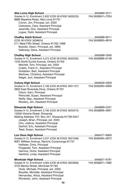 SBCSS Telephone Directory 11-12