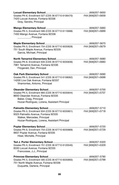 SBCSS Telephone Directory 11-12