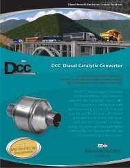 DCCÂ® Diesel Catalytic Converter - Johnson Matthey - Emission ...