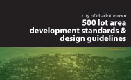 500 lot area development standards & design guidelines - City of ...