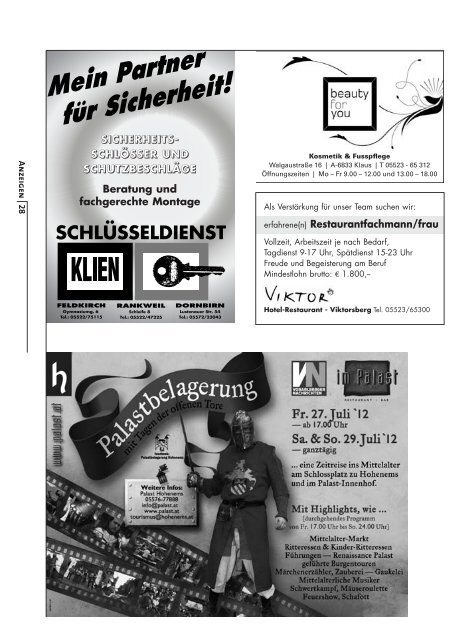 Woche 30 - Marktgemeinde Rankweil