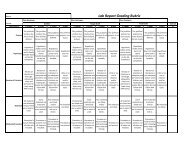 Lab Report Grading Rubric