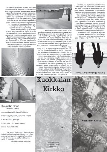 Kuokkalan Kirkko - collage and architecture