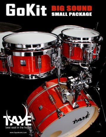 2013 GoKit Brochure - Taye Drums