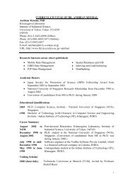 CV in PDF format