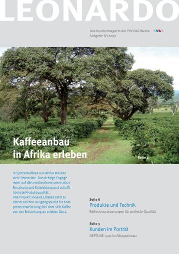 Kaffeeanbau in Afrika erleben - Probat