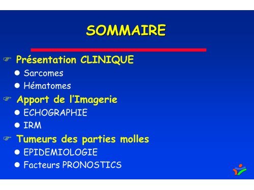 sarcomes des parties molles et hÃ©matomes musculaires spontanÃ©s