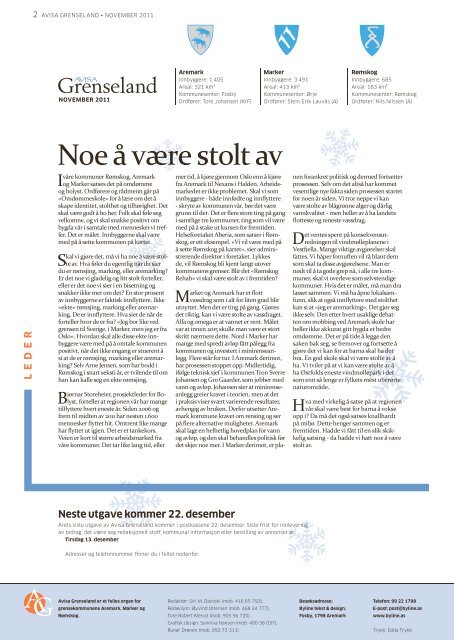 Avisa Grenseland nr. 10 - Byline