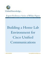 Building a Home Lab Environment for Cisco Unified Communications