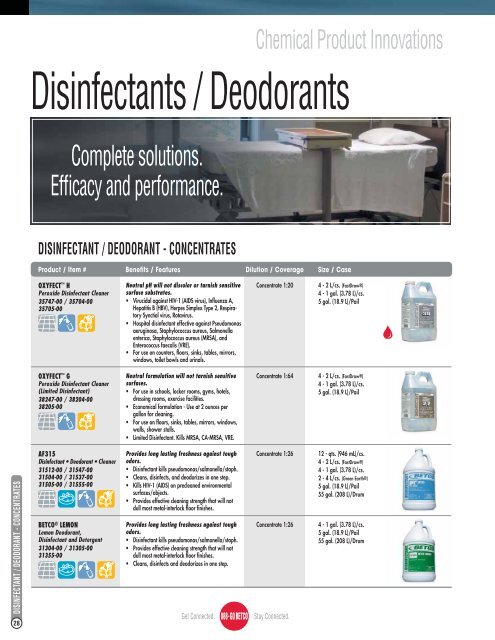 CLEANING SOLUTIONS GUIDE - Betco Corporation