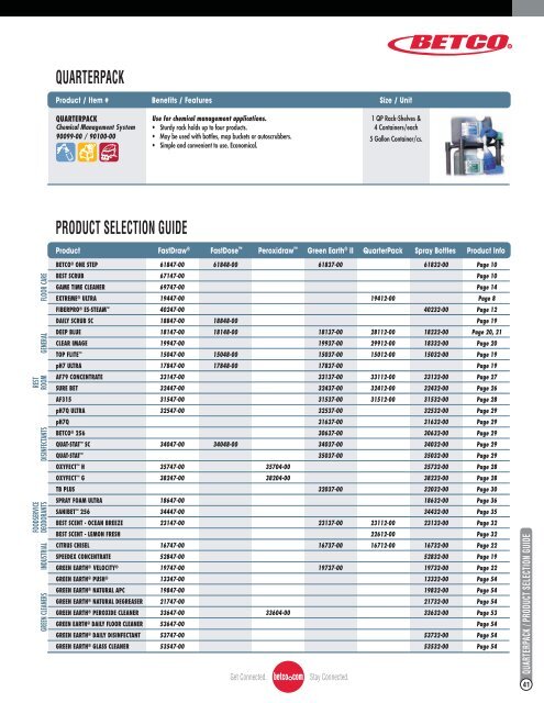 CLEANING SOLUTIONS GUIDE - Betco Corporation