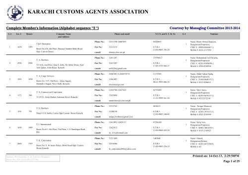 PDF - Karachi Customs Agents Association
