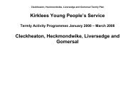 Kirklees Young People's Service Cleckheaton, Heckmondwike ...