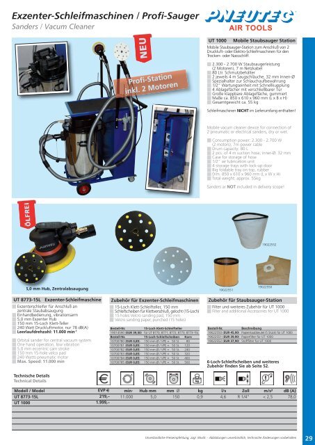 130 Nm* lösen: 950 Nm Tightening power-sockets: 90 ... - Profi-Tool.pl