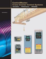 ControlMaster: Crane Inverter Control Systems