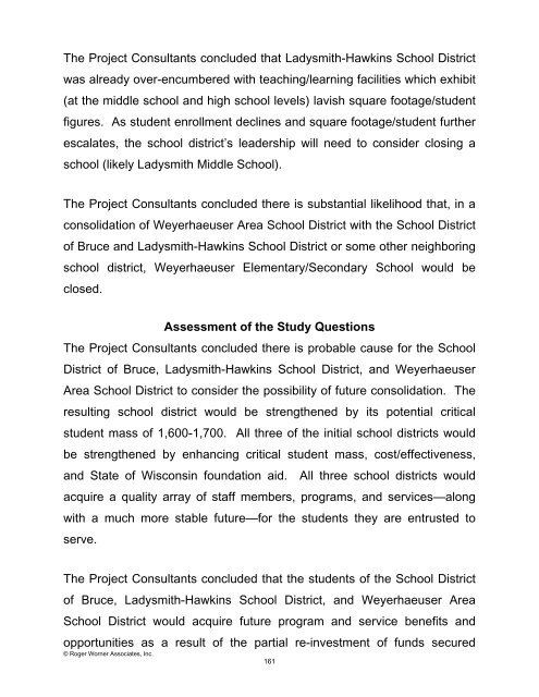 Report (pdf) - School Management Services