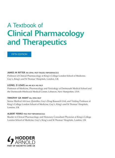 A-Textbook-of-Clinical-Pharmacology-and-Therapeutics-5th-edition