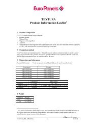 TEXTURA Product Information Leaflet