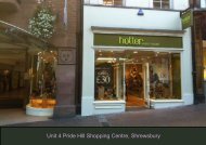 Unit 4 Pride Hill Shopping Centre, Shrewsbury - Space Retail ...