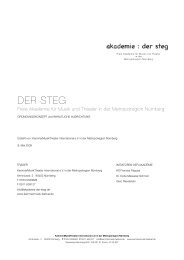 Internationales Kammermusikfestival NÃ¼rnberg | akademie : der steg