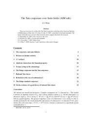 The Tate conjecture over finite fields (AIM talk)