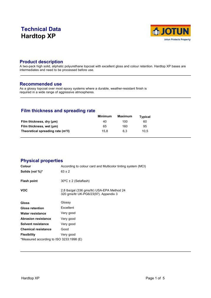 safety data sheet Jotun Marine PaintJotun Boat Paint & Antifouling