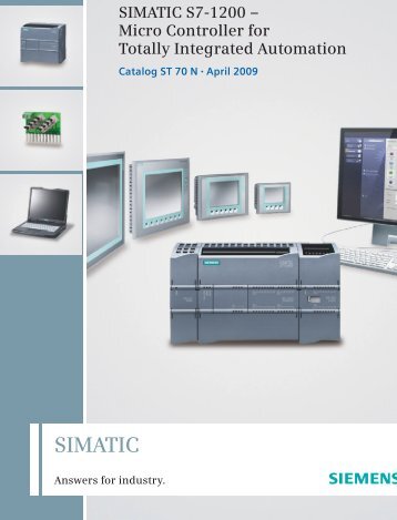 SIMATIC S7-1200 – Micro Controller for Totally Integrated ... - IMPOL-1