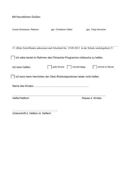 Diesen Elternbrief als .pdf downloaden - Grundschule Hösbach