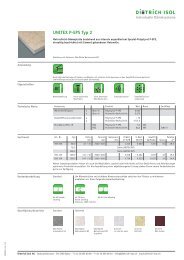 UNITEX P-EPS Typ 2 - Dietrich Isol AG