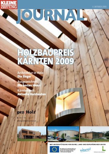 Holzbaupreis Kärnten 2009 (pdf) - proHolz Kärnten