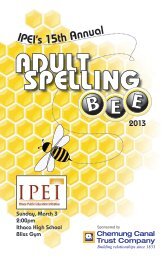 15th Annual Spelling Bee featured these Spellers, Sponsors ...