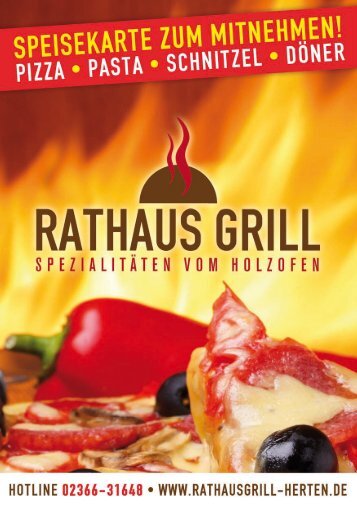 LIEFERSERVICE Tel.: 02366 31648 - Rathaus Grill Herten