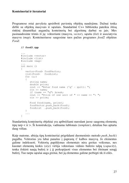 PaskaitÅ³ konspektai - Matematikos ir Informatikos fakultetas ...