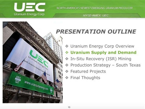 uec_presentation_sep.. - Uranium Energy Corp.