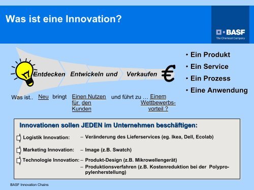 BASF Innovation Chains - Refa-chemie.de